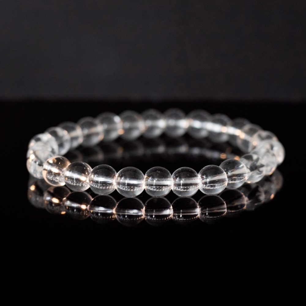 Clear Quartz - Reiki Infused Meditation gemstone Bracelet